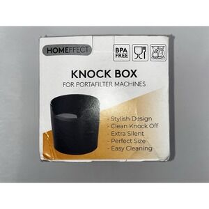 Coffee Knock Box w Improved Handling Innovating Espresso Tool Barista Accessory